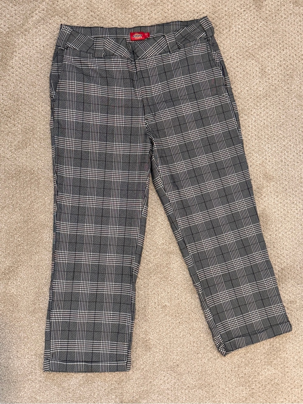 Dickies Gray Plaid Chinos